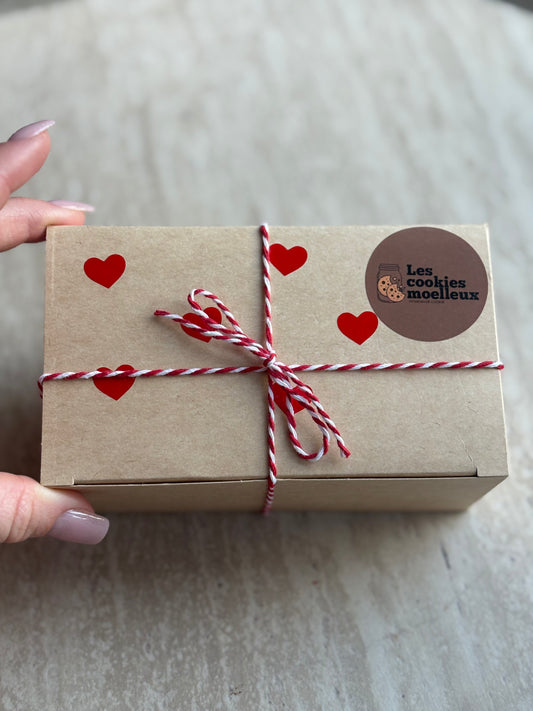 Box duo saint Valentin (2cookies Au choix)
